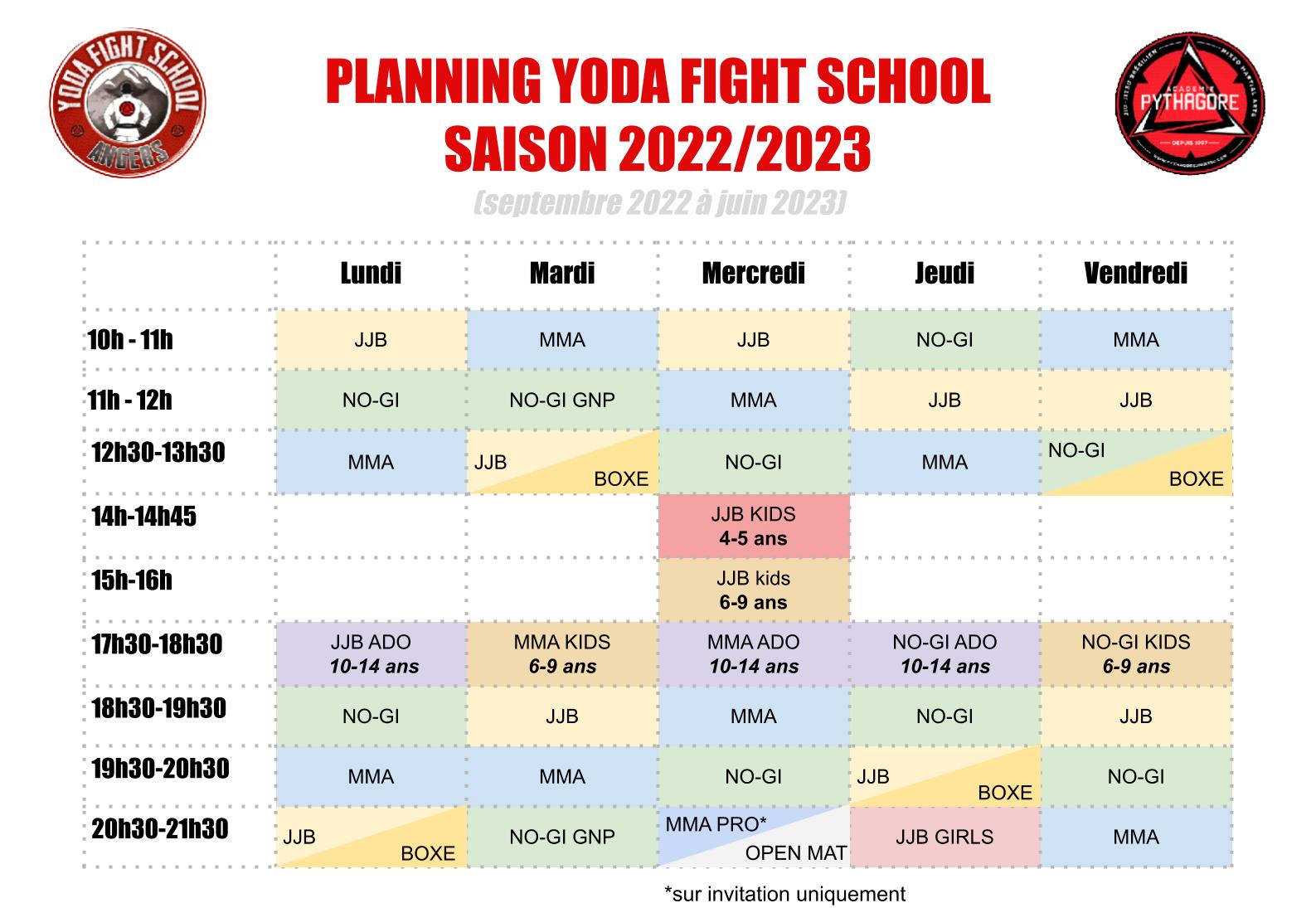 planning YFS 2022-2023