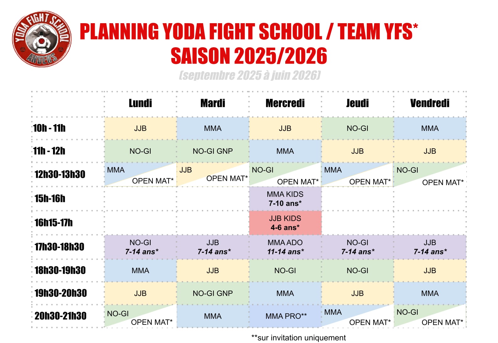 PLANNING YFS 2025-2026